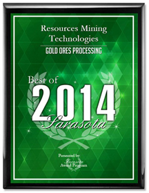 Resources-Mining-Technologies-2014-Best-of-Sarasota-Award